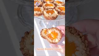 Apricot Crumble Cookies #bake  #cookies #baking  #crumblecookie #dessert #homebaker #recipe