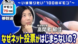 なぜネット投票ははじまらないの？（政治部記者解説）【ギモン７９】