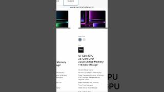 How to order New M2 Pro or M2 Max Macbook Pro! - @AndroDollar #Shorts
