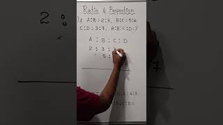 Ratio trick of A:B:C:D