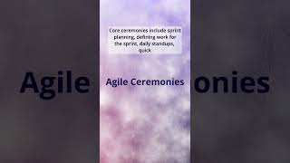 📌 What is Agile Ceremonies?