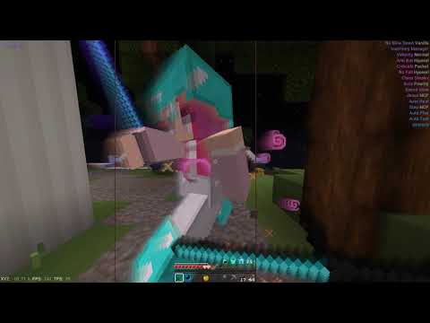 hacking on hypixel for 10 minutes straight with remix client