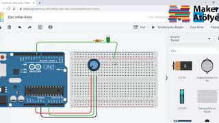 Maker Atölye - Arduino Dersleri "Potansiyometre & Parlaklık"
