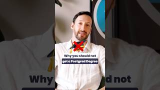 Why you Should not get a Postgrad Degree #mastersdegree #postgrad #collegeadmissions #graduation