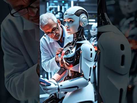 Is She Human or Machine? 🤔🤖🧐🧐 #tech #technology #robot #future ##2050 #shorts #lab ##shorts