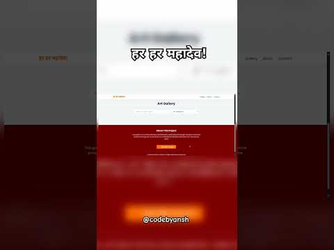 Mahadev Art Gallery | Har Har Mahadev | Codebyansh | #shorts #mahadevstatus  #codebyansh