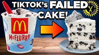 Food Theory: Testing the McDonalds McFlurry Cake! (Viral TikTok Hack)