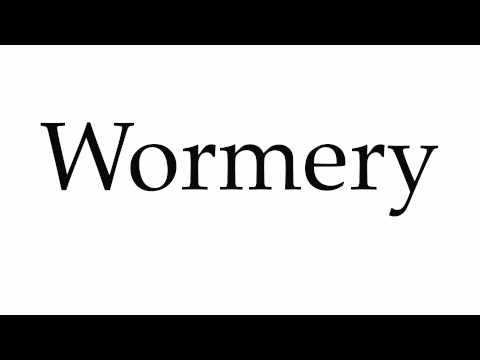 How to Pronounce Wormery