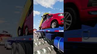 Ven loading 8x8 truck vs Speed Bumps #shortvideo#beamngdrive #simulation #india #truck #speedbump
