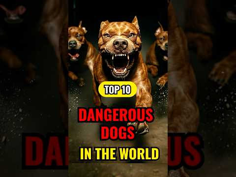 Top 10 Most Dangerous Dog Breeds in the World 🐕⚠️ | Must-Know Facts