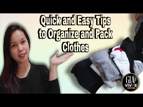 How to Pack Clothes | Tips to Save Space