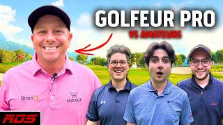 Est-ce que 3 amateurs peuvent battre un golfeur pro ?!