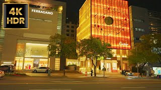 Seoul - Gangnam Apgujeong-dong and Cheongdam-dong tour with many luxury brand stores | 4K HDR