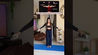 Quick and Easy Home Shoulder Workout  #shoulderworkoutwithdumbbells