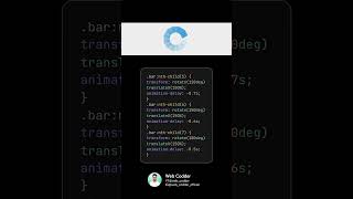 Blue Triangle Loader Animation / Rotating Shape with HTML & CSS #viral #coding