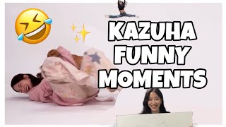 le sserafim's kazuha funny moments to make your day even better