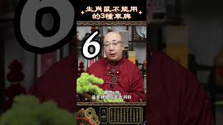 生肖鼠千萬不能用的3種車牌#八字 #五行 #算命 #玄學 #十二生肖