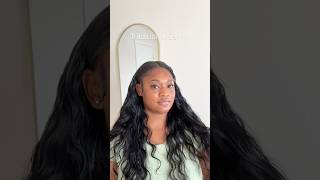 Doing a traditional sew in #install #clipins #halfuphalfdownhairstyle #sewin #hairtok