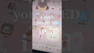 4 MUST HAVE APPS FOR IPAD✨️🌷/ PART2 #ipad#app#aesthetic#subscribe#shortsviral#shortsfeed