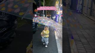 Mini Kdrama EP 02: Rainy day main character ❤️🫶 #baby #kdrama #korea #shorts #cutebaby #cute