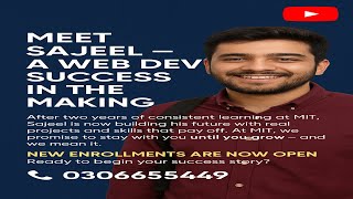 Meet Sajeel – A Web Dev Success in the Making!