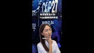 聯合國氣候大會：1000億美元的承諾（廣東話）－ BBC News 中文 #shorts