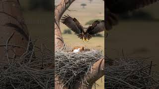 Lion and Eagle #aianimals #facts #animals #ai #wildlife