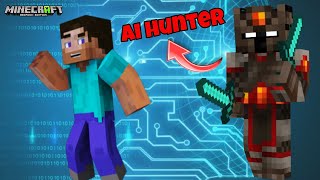 Minecraft Manhunt But Its AI HUNTER #AIHUNTER