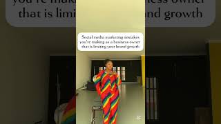 #socialmediamarketing #mistakes you make as #businessowner that limits your #brandgrowth #shorts