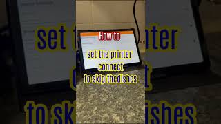 how to connected the printer with ubereat, doordash and skip at the sametime