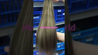 #4/27 highlight color tape in hair extension.