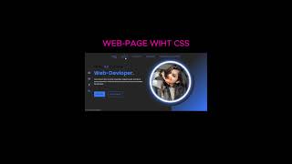 WITH & WITHOUT CSS IN WEB-PAGES #coding #htmlcss #webpagedesign #webdevelopment