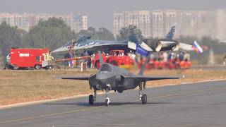 【Aero India 2025】USAF meets Russian Su-57 for the first time