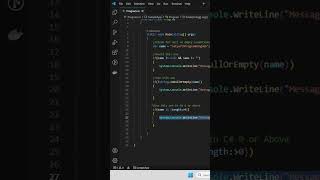SECRETS OF C# - 6 | NULL and Empty Check 🔥🔥