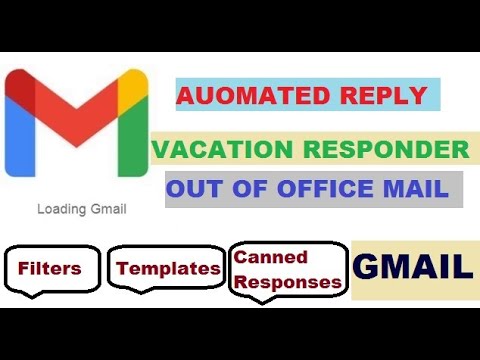 Enable auto reply/Vacation responder in Gmail [hindi]