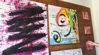 Sniffing Oil paint as a 6 yr old child#art #torontoart #expressiveartstherapy #tambourineguy