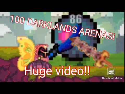 I DID 100 DARKLANDS ARENAS AND HERE IS WHAT I GOT! (Pixel Survival 2)