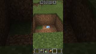 3 Hacks in Minecraft bedrock/pocket edition #minecraft #viralhacks