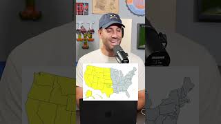 Name Every STATE On A Blank US Map! Can He? #shorts #state #usa #america #map #geography