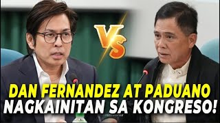 🔴 DAN FERNANDEZ AT PADUANO NAGKAINITAN SA HEARING SA KONGRESO!!! | Jevara PH