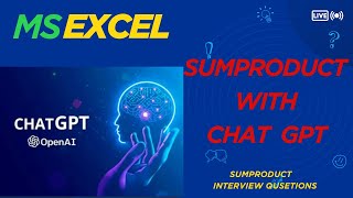 SUMPRODUCT The Powerful Excel formula With ChatGPT