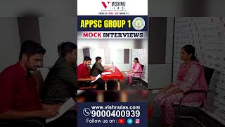 APPSC Group 1 Mock Interviews Successfully Conducted | Vishnu IAS Academy | Expert Panel Guidance