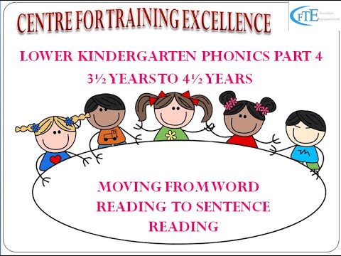 LOWER KINDERGARTEN PHONICS PART 4