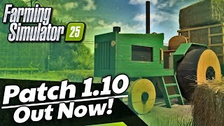 PATCH 1.10 - OUT NOW! (New Machines, Precision Farming, Plains & Prairies) | Farming Simulator 25