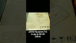 dotmatrix printer open box @ 98149 23678