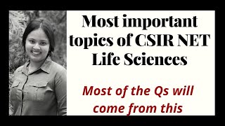 #CSIR #csirnet2022 Top most important topics in CSIR NET Lifesciences | Unitwise important topics