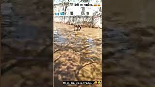 Holi Ka Mja..🤣 #shortvideo #shrots #short #r2h #comedy #blackers #blackerscomedy #trending #funny