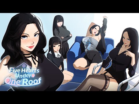 We Played the WILDEST Korean Dating Sim! | Five Hearts Under One Roof [하숙생이 전부 미녀입니다만?] (Full Game)