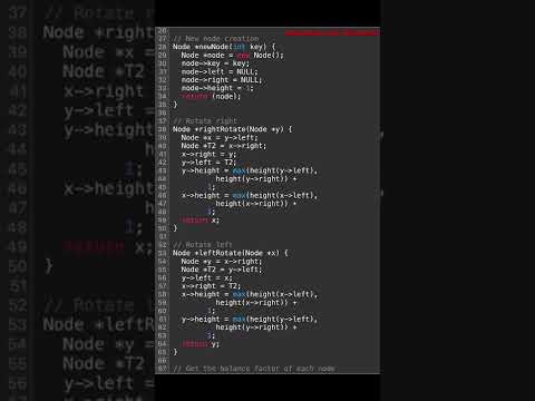 AVL Tree Implementation Complete Source Code C++