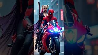 Spider-Man’s Cycle to Superbike Glow-up#superhero #spiderman #shorts #aishorts #avengers #trending